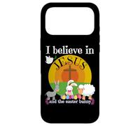 I Believe In Jesus And The Easter Bunny Girl Boy Funny Cute Case for iPhone 17 Pro Max