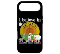 I Believe In Jesus And The Easter Bunny Girl Boy Funny Cute Case for iPhone Air