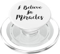 I Believe In Miracles Spirit Scripture Bible Verse Christian PopSockets PopGrip for MagSafe
