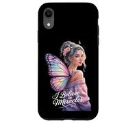 I believe in miracles, watercolor design Case for iPhone XR