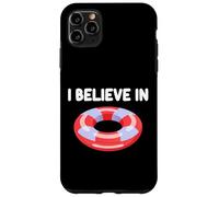 I Believe in Pool Floaties Raft Summer Party Ocean Water Fun Case for iPhone 11 Pro Max