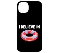 I Believe in Pool Floaties Raft Summer Party Ocean Water Fun Case for iPhone 14 Plus