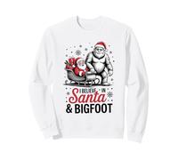 I Believe in Santa and Bigfoot Happy Holidays Sweatshirt