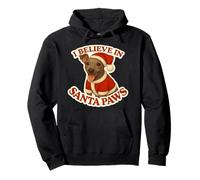 I Believe In Santa Paws American Hairless Terrier Christmas Pullover Hoodie