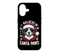 I Believe In Santa Paws Bernese Mountain Dog Christmas Owner Case for iPhone 17