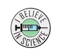 I Believe In Science Pin Badge