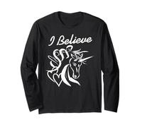 I Believe in Unicorns Fantasy Heart Love Magic Spirit Long Sleeve T-Shirt