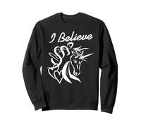 I Believe In Unicorns Fantasy Heart Love Magic Spirit Sweatshirt