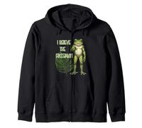 I Believe The Frogman Ohio Cryptid Legend Zip Hoodie