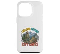 I Belong Beyond City Limits Outdoor Adventure Design Case for iPhone 13 Pro