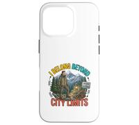 I Belong Beyond City Limits Outdoor Adventure Design Case for iPhone 16 Pro