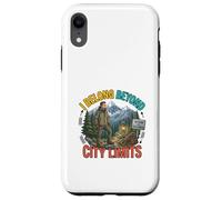 I Belong Beyond City Limits Outdoor Adventure Design Case for iPhone XR