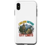 I Belong Beyond City Limits Outdoor Adventure Design Case for iPhone XS Max