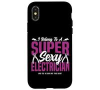 I Belong To An Electrician Wife Girlfriend I Belong To A Case for iPhone X/XS