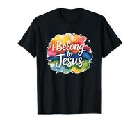 I Belong to Jesus Value Graphic T-Shirt, Men, Black, S
