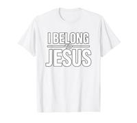 I Belong to Jesus Value Graphic T-Shirt, Men, White, S
