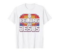 I Belong to Jesus Value Graphic T-Shirt, Men, White, XL