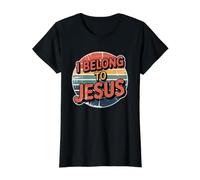 I Belong to Jesus Value Graphic T-Shirt, Women, Black, S