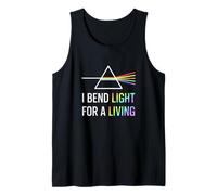 I Bend Light for A Living Prism Physics Optician Tank Top
