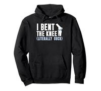 I Bent The Knee Knee Replacement Surgery Pullover Hoodie