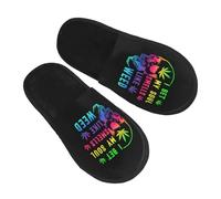 I Best My Soul Smells Like Weed Slippers Unisex Home Slippers Casual House Shoes For Spa Women Pools L