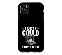 I Bet I Could Print That Funny 3D Printing Cat Lover Case for iPhone 11 Pro Max