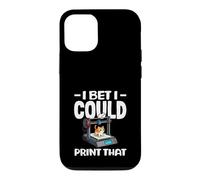 I Bet I Could Print That Funny 3D Printing Cat Lover Case for iPhone 12/12 Pro