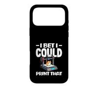 I Bet I Could Print That Funny 3D Printing Cat Lover Case for iPhone 17 Pro Max