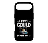I Bet I Could Print That Funny 3D Printing Cat Lover Case for iPhone Air