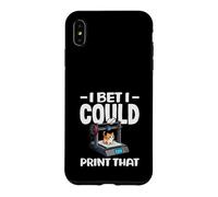 I Bet I Could Print That Funny 3D Printing Cat Lover Case for iPhone XS Max