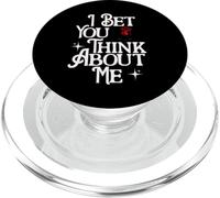 I Bet You Think About Me Red Rose Trending Confidence PopSockets PopGrip for MagSafe