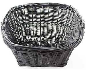 i-Bike CB-8094 Wicker Basket Unisex Adult, Black