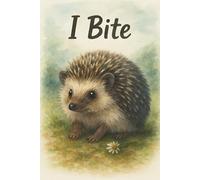 I Bite Cute Hedgehog Notebook: Funny Watercolor Journal for Girls, Teens, and Introverts Who Love Snarky Woodland Animal Designs with Attitude