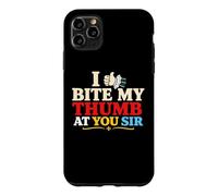 I Bite My Thumb At You Literature Theatre Nerds Shakespeare Case for iPhone 11 Pro Max