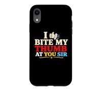 I Bite My Thumb At You Literature Theatre Nerds Shakespeare Case for iPhone XR