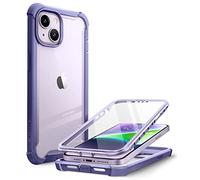 i-Blason Ares Designed for iPhone 14 Plus Case 6.7 Inch (2022 Release), Dual Layer Rugged Clear Bumper Case with Built-in Screen Protector (Mauve)