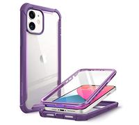 i-Blason Ares Series Dual Layer Rugged Clear Bumper Case for iPhone 12 Mini (2020), Purple