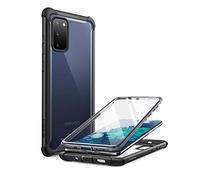 i-Blason Ares Series Dual Layer Rugged Clear Bumper Case with Built-in Screen Protector for Samsung Galaxy S20 FE 5G Case (2020 Release), Black