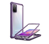 i-Blason Ares Series Rugged Clear Protective Bumper Case for 6.7-Inch Samsung Galaxy S20+ Plus 5G (2020), Purple