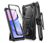 i-Blason Armorbox Case for Samsung Galaxy A15 (2024 Release), Full-Body Rugged Kickstand Case with Built-in Screen Protector (Black)