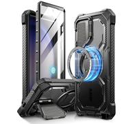 i-Blason Armorbox for Samsung Galaxy S24 Ultra Case MagSafe with Camera Cover Stand [Support Wireless Charger] 360 Full-Body Case with Screen