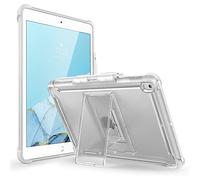 i-Blason Case for iPad 9th/8th/7th Gen 10.2 Inch (2021/2020/2019) [Halo Series] Clear Proteciton with Built in Kickstand, TPU Inner Bumper (Transparent)