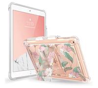 i-Blason Case for iPad 9th/8th/7th Gen 10.2 Inch (2021/2020/2019) [Halo Series] Clear Proteciton with Built in Kickstand, TPU Inner Bumper (L)