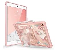 i-Blason Case for iPad 9th/8th/7th Gen 10.2 Inch (2021/2020/2019) [Halo Series] Clear Proteciton with Built in Kickstand, TPU Inner Bumper (P)