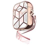 i-Blason Cosmo Series Case Designed for Airpods 2nd Generation/1st Generation, 360° Protective Stylish Marble AirPods Case Cover Compatible with Apple AirPods 1st/2nd (Marble)
