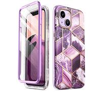 i-Blason Cosmo Series Case for iPhone 14/iPhone 13 6.1 Inch, Slim Full Body Protective Case with Built-in Screen Protector (Ameth)
