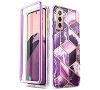 i-Blason Cosmo Series Case for Samsung Galaxy S21 5g (6.2 Inch), Stylish Sparkle Protective Bumper Case WITHOUT Built-in Screen Protector for Galaxy S21 (2021 Release) (Ameth)