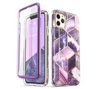 i-Blason Cosmo Series Protective Case for Apple iPhone 11 Pro 5.8-Inch (2019), Marble Purple