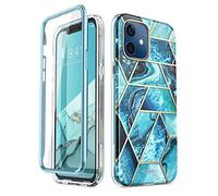 i-Blason Cosmo Series Slim Full-Body Stylish Protective Case for iPhone 12 Mini (2020), Ocean Blue