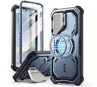i-Blason for Samsung Galaxy S25 Case with Camera Cover Stand [MagSafe Compatible] [Built-in Screen Protector] Full-Body Military-Grade Protection Rugged Magnetic Phone Case for S25 6.2'' (Tilt)
